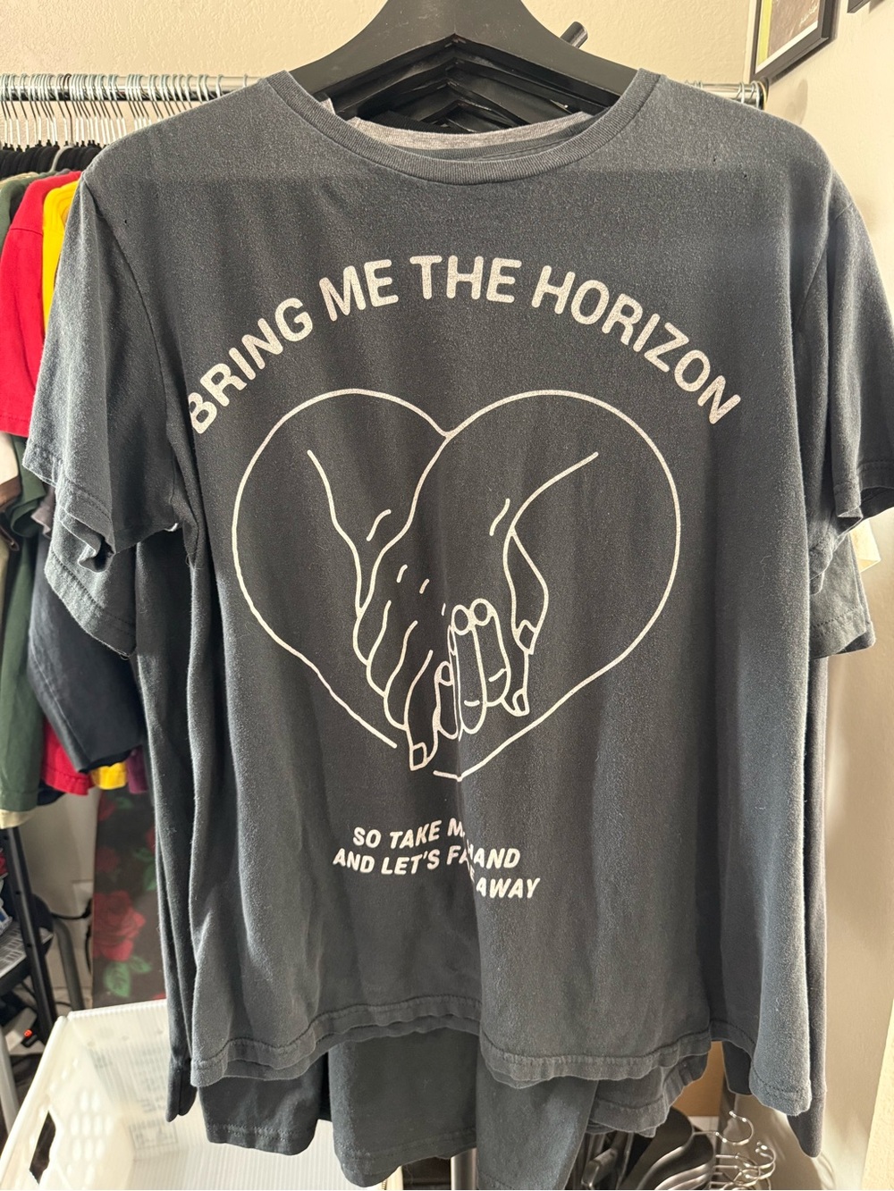 Y2K Bring Me The Horizon Mens L Black Shirt Measures 22X26